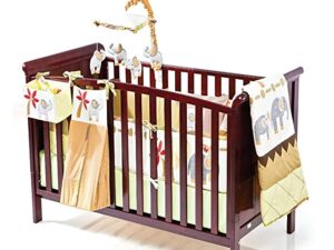 Babyhug  Wooden Cot Cum Junior Bed - Light/Dark Brown
