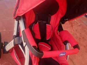 Chicco Activ3 Jogging Stroller, Red