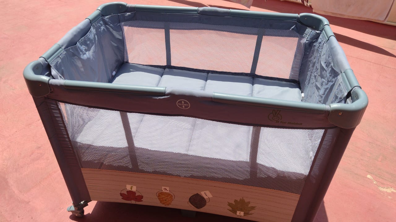 R for Rabbit Portable Baby Cot & Crib, (Grey) - Image 5