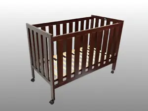 Babyhug Montana Wooden Cot