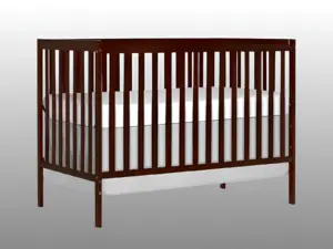 Cots & More Malmo Cot  (Dark Brown)