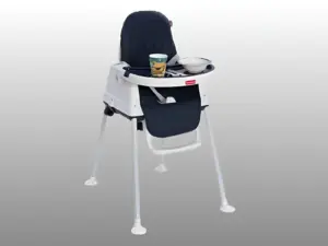 Babyhug Blue High Chair with cushion