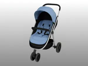 Sweet Cherry Blue Stroller