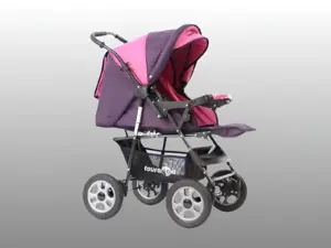 Turagoo Track Purple Stroller