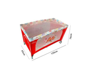 Baybee Orange Portable Crib