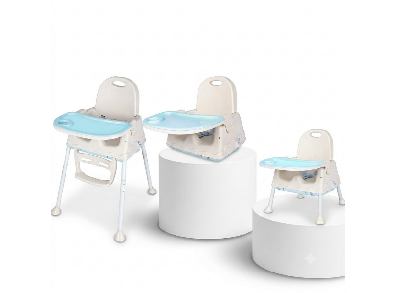 Babyhug Blue Highchair without Cushion - Image 2
