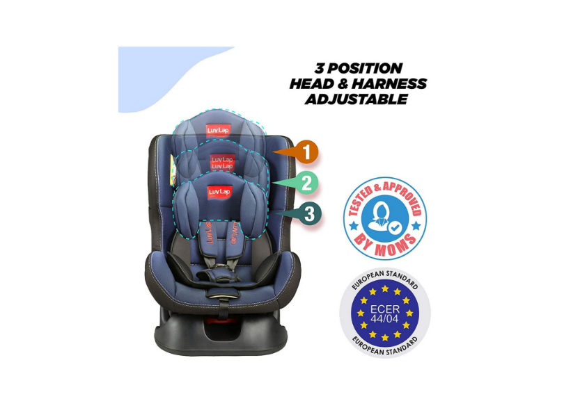 Luvlap Convertible Blue Car Seat - Image 3