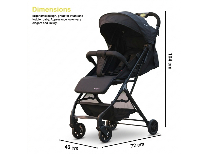 Baybee Infant Baby Pram Stroller - Image 2