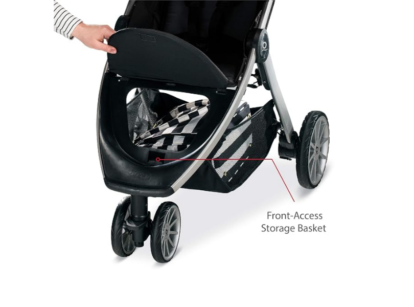 Britax B-Lively Grey Stroller - Image 3