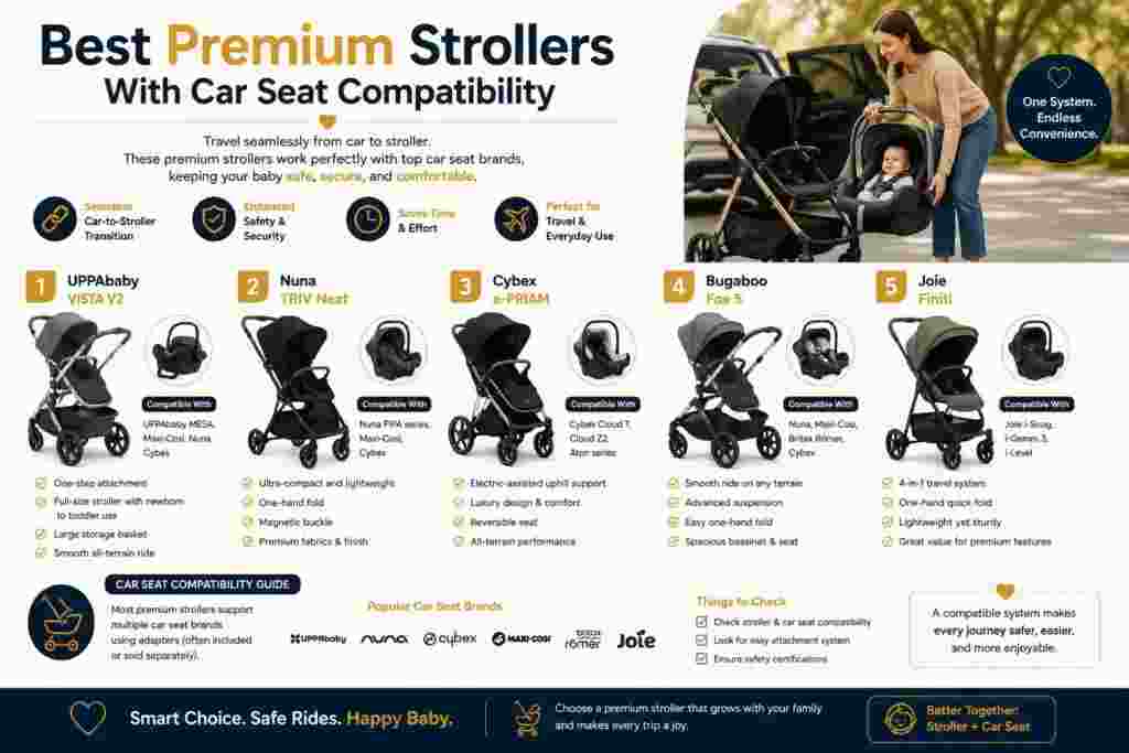 Best Premium Strollers With Car Seat Compatibility