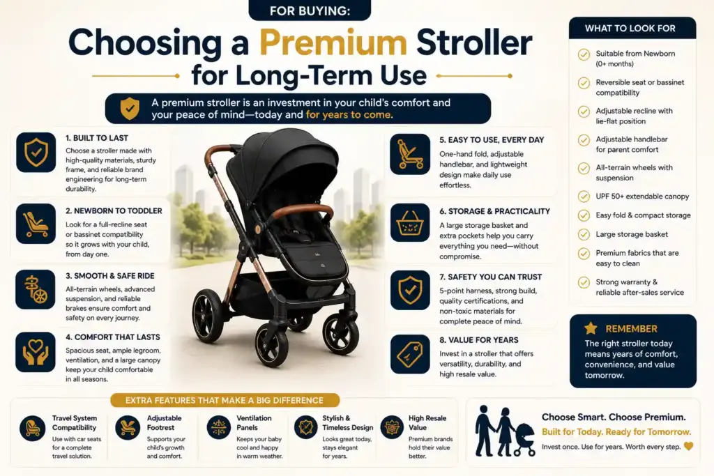 For Buying: Choosing a Premium Stroller for Long-Term Use