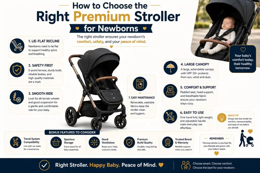 How to Choose the Right Premium Stroller for Newborns