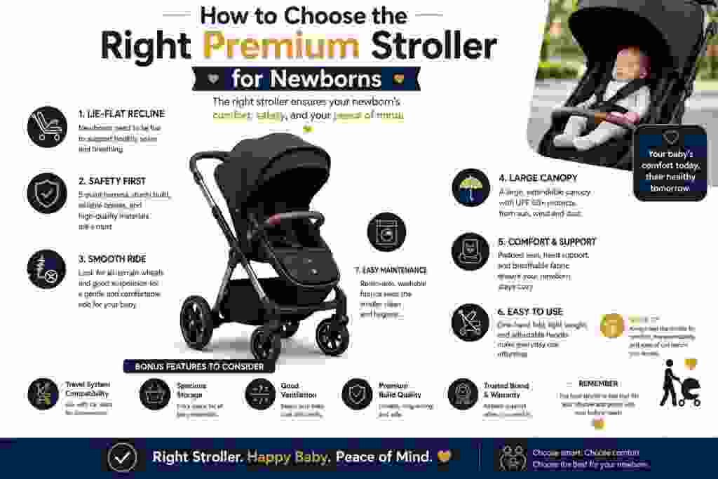 How to Choose the Right Premium Stroller for Newborns