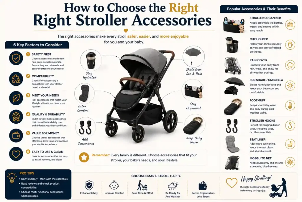 How to Choose the Right Stroller Accessories