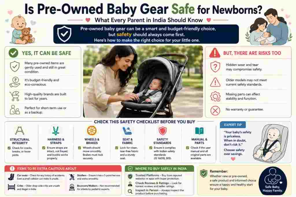 Is Pre-Owned Baby Gear Safe for Newborns? What Every Parent in India Should Know