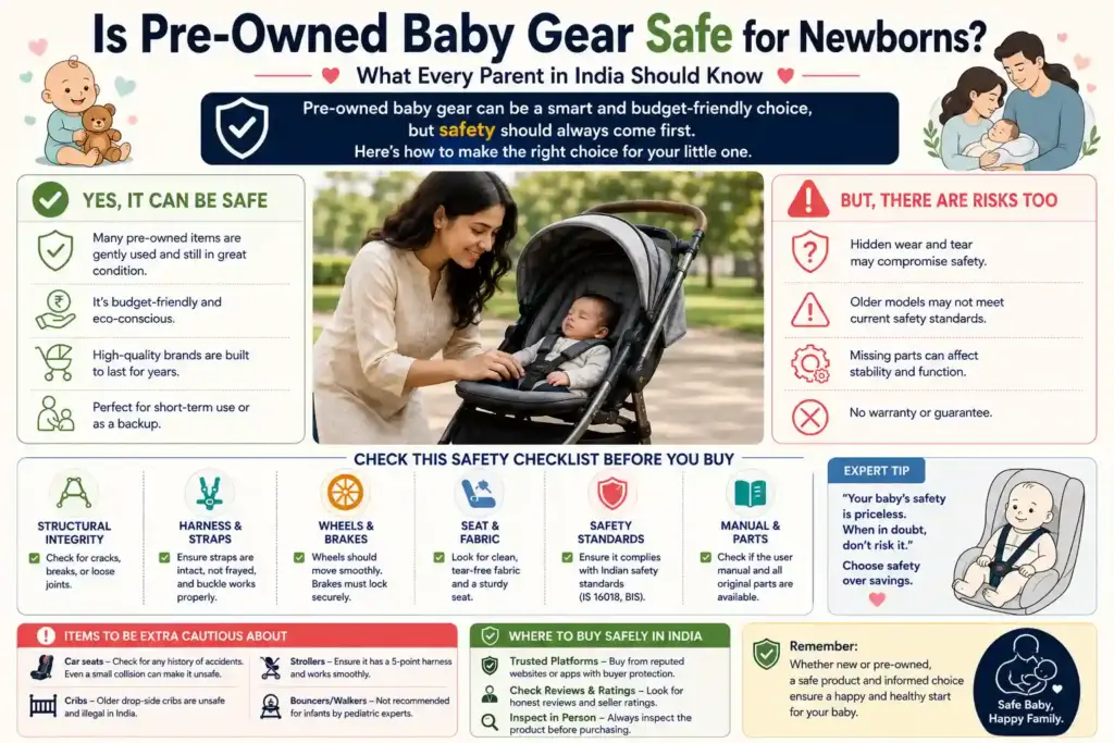 Is Pre-Owned Baby Gear Safe for Newborns? What Every Parent in India Should Know