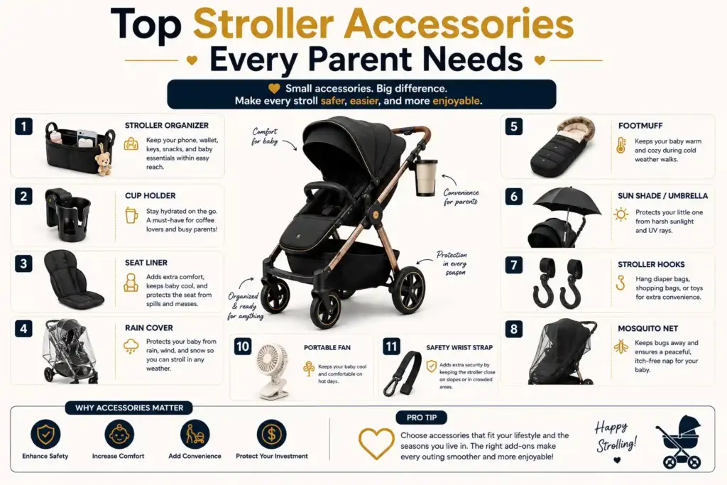 Top Stroller Accessories Every Parent Needs