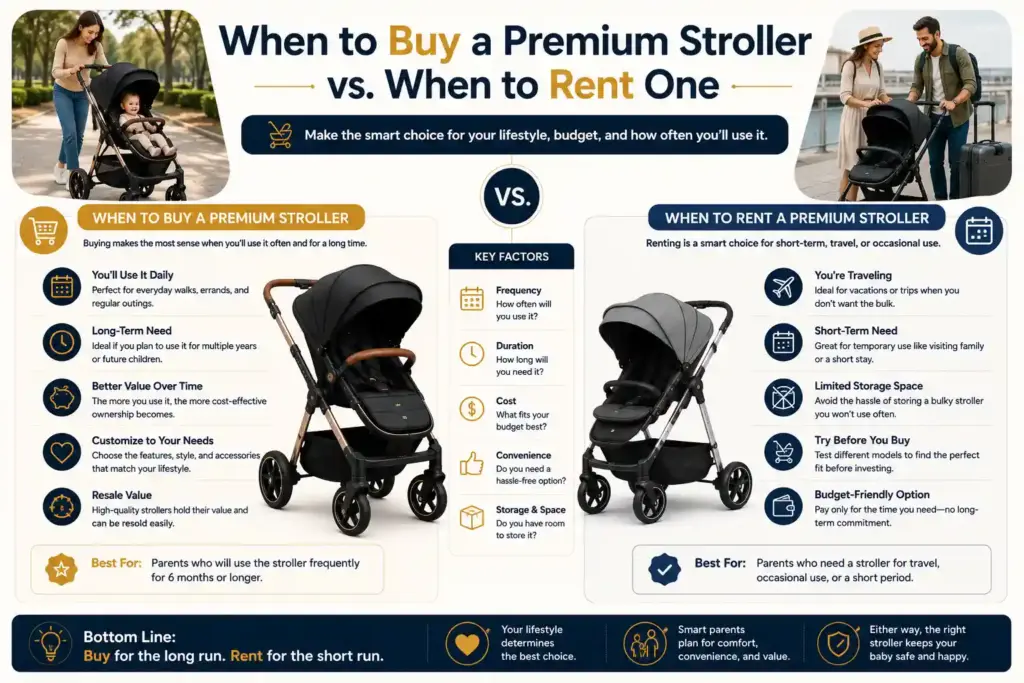 When to Buy a Premium Stroller vs. When to Rent One