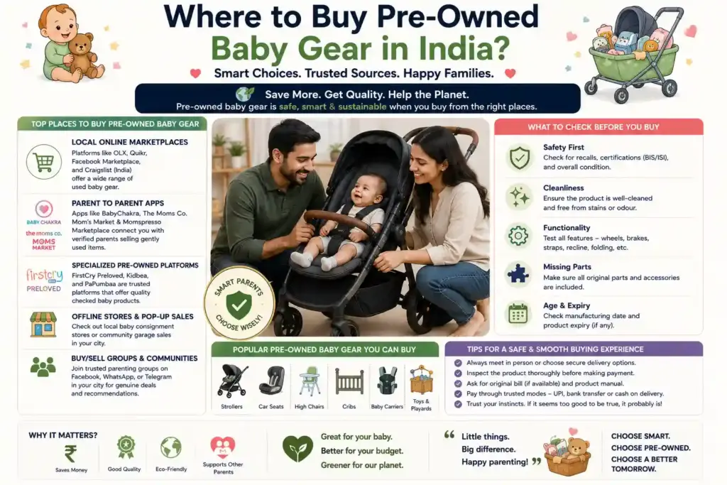 Where to Buy Pre-Owned Baby Gear in India