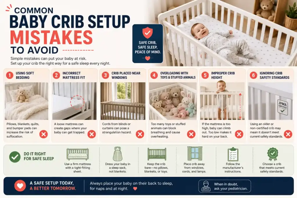 Common Baby Crib Setup Mistakes to Avoid