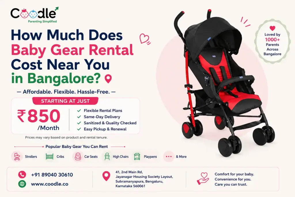How Much Does Baby Gear Rental Cost Near You in Bangalore?