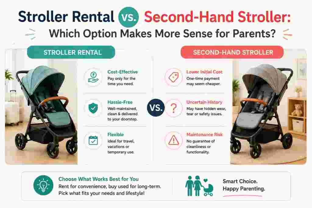 Stroller Rental vs Second-Hand Stroller: Which Option Makes More Sense for Parents?