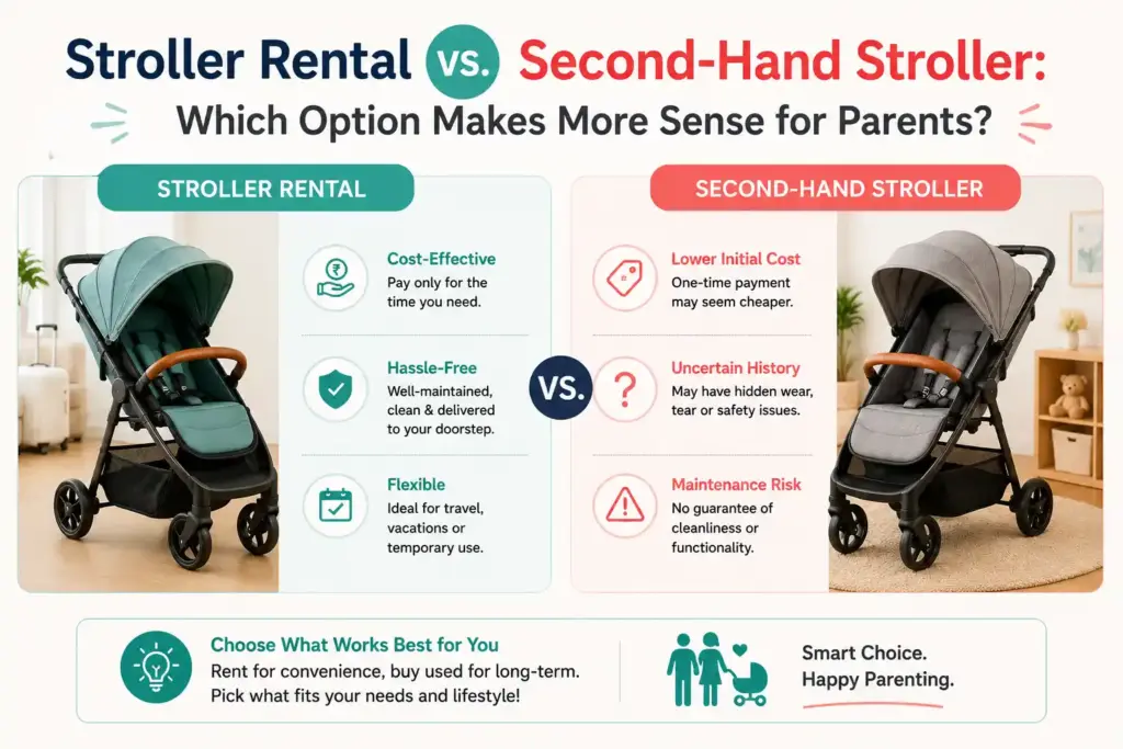 Stroller Rental vs Second-Hand Stroller: Which Option Makes More Sense for Parents?