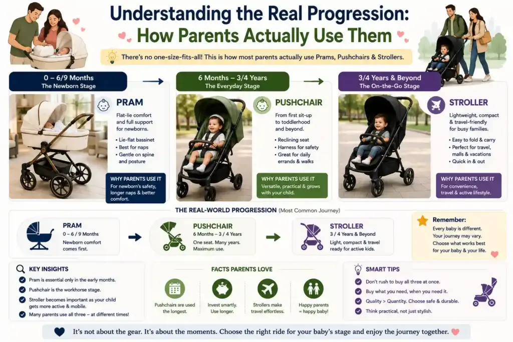 Understanding the Real Progression: How Parents Actually Use Them