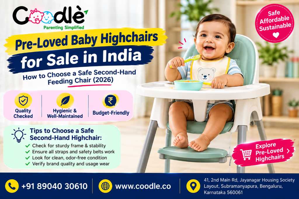 Pre-Loved Baby Highchairs for Sale in India: How to Choose a Safe Second-Hand Feeding Chair (2026) ﻿