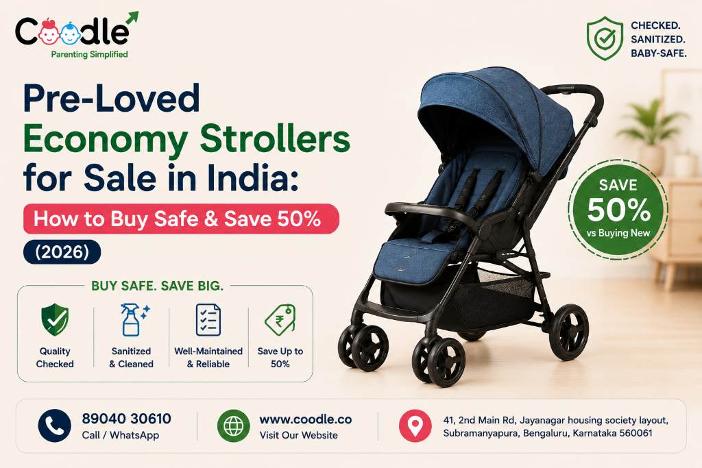 Pre-Loved Economy Strollers for Sale in India: How to Buy Safe & Save 50% (2026)