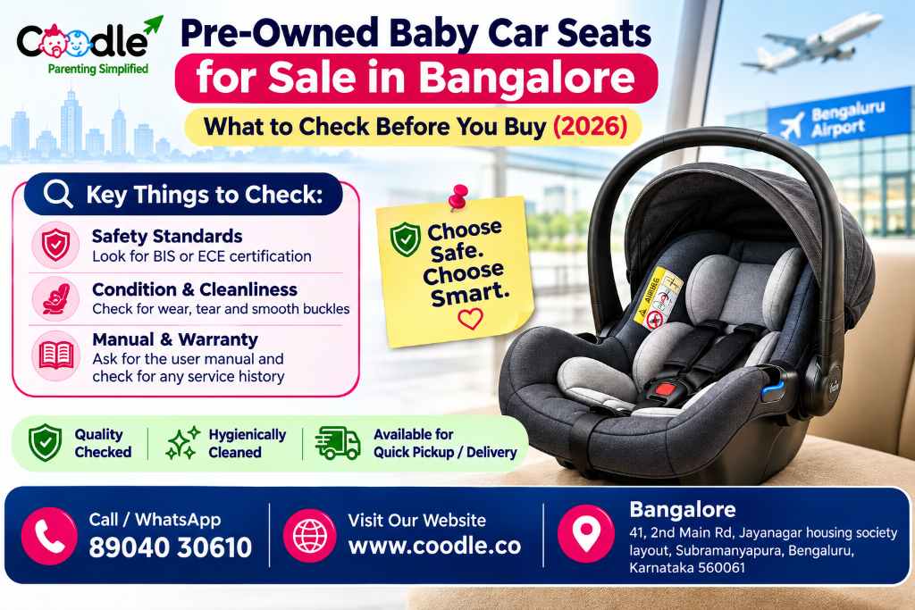 Pre-Owned Baby Car Seats for Sale in Bangalore: What to Check Before You Buy (2026)