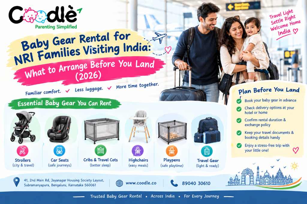Baby Gear Rental for NRI Families Visiting India: What to Arrange Before You Land (2026)