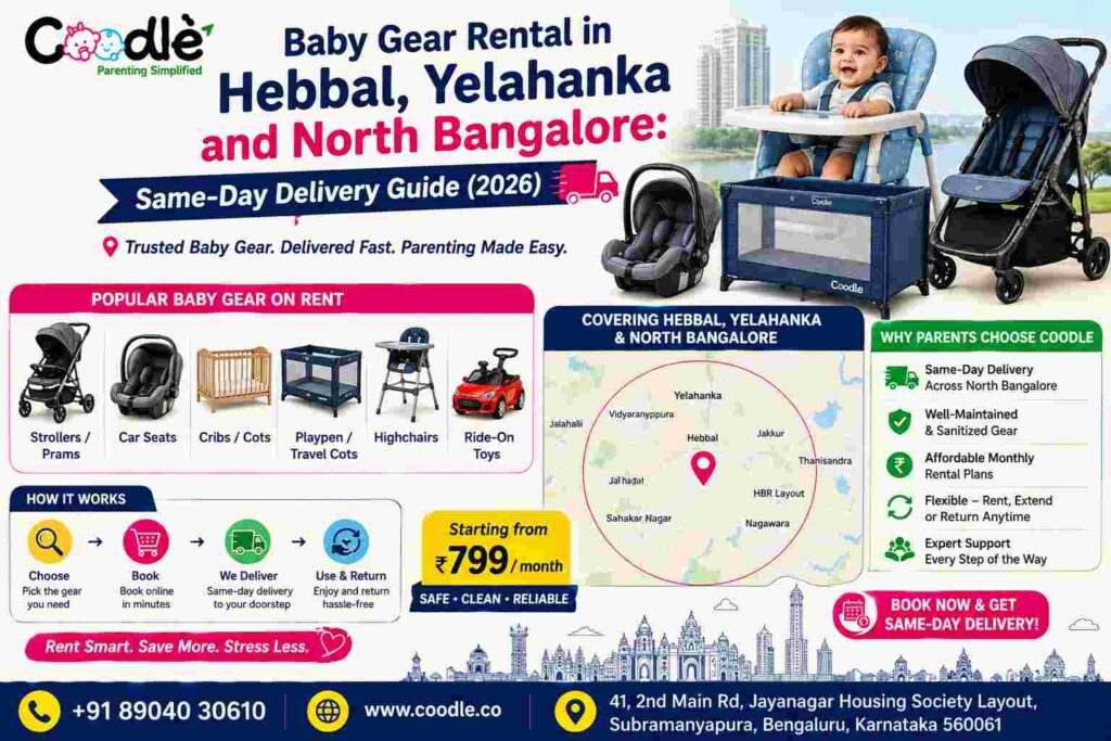 Baby Gear Rental in Hebbal Yelahanka and North Bangalore: Same-Day Delivery Guide (2026)