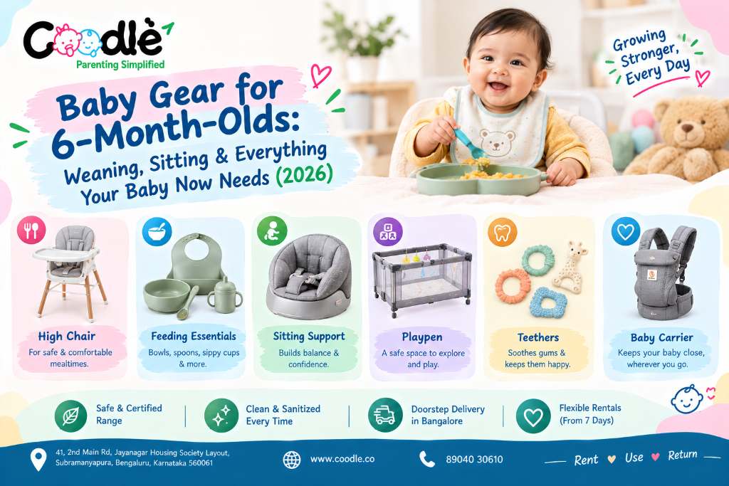 Baby Gear for 6-Month-Olds: Weaning, Sitting & Everything Your Baby Now Needs (2026)