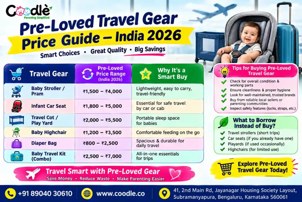 Pre-Loved Travel Gear Price Guide — India 2026